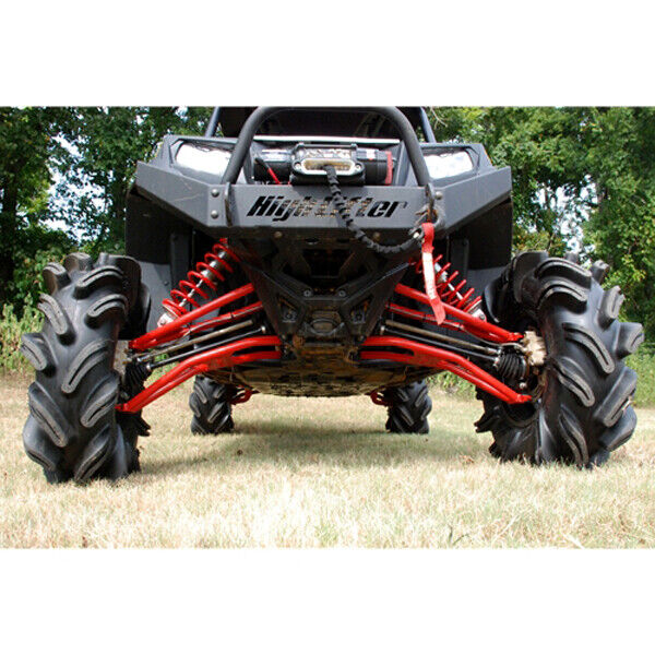 High Lifter Front Forward Upper Lower Arms Polaris RZR 900 XP & ''4'' - Red