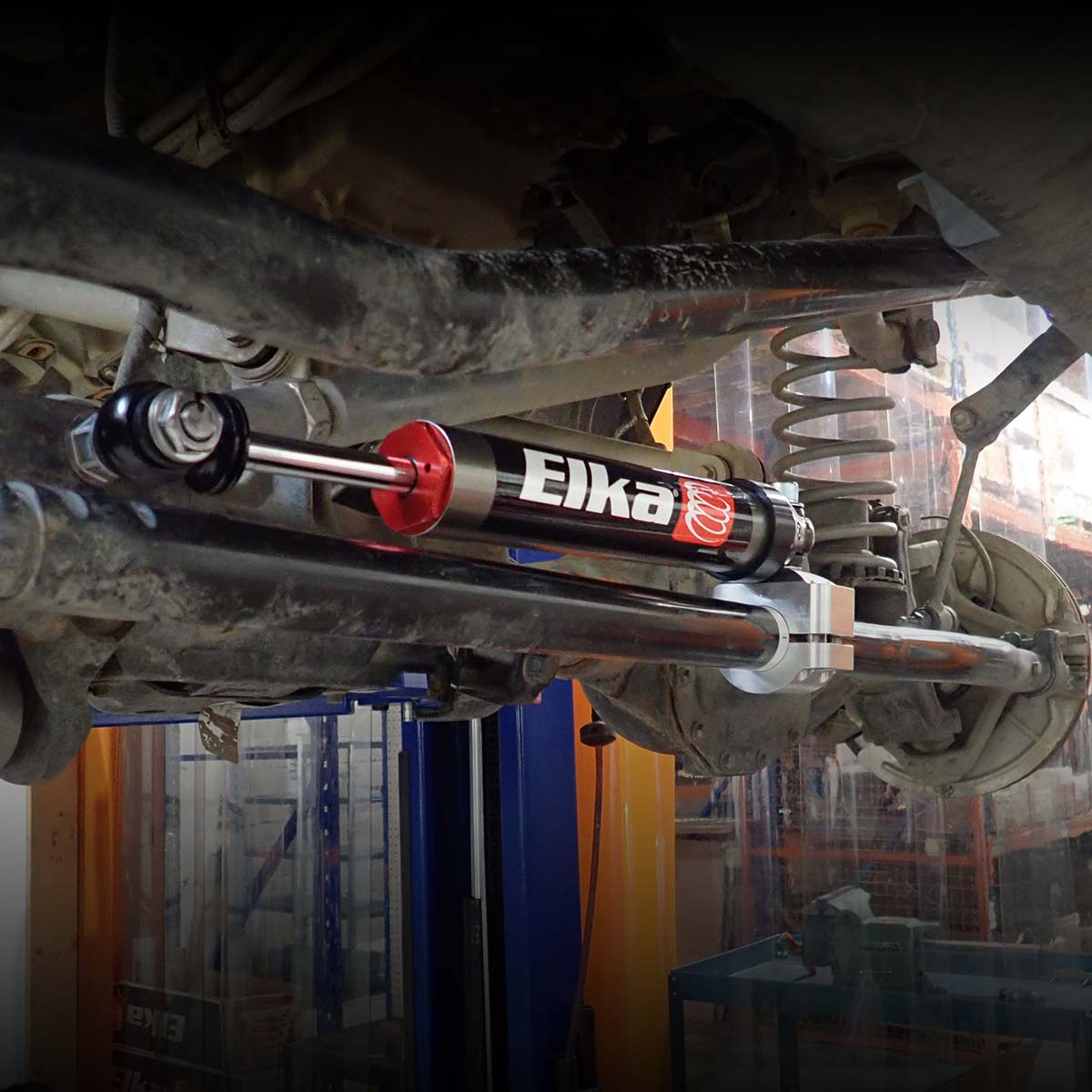 ELKA STEERING DAMPER HIGH CLEARANCE JEEP GLADIATOR (JT), 2020 to 2024 60155