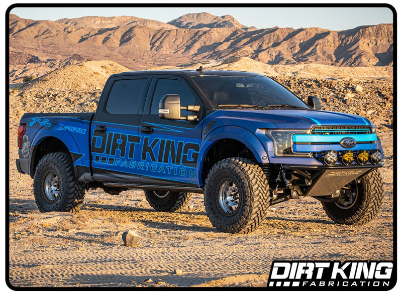 Dirt King Long Travel Kit w/ Bushing Upper Arms Ford F-150 2015-2020 DK-924908-B