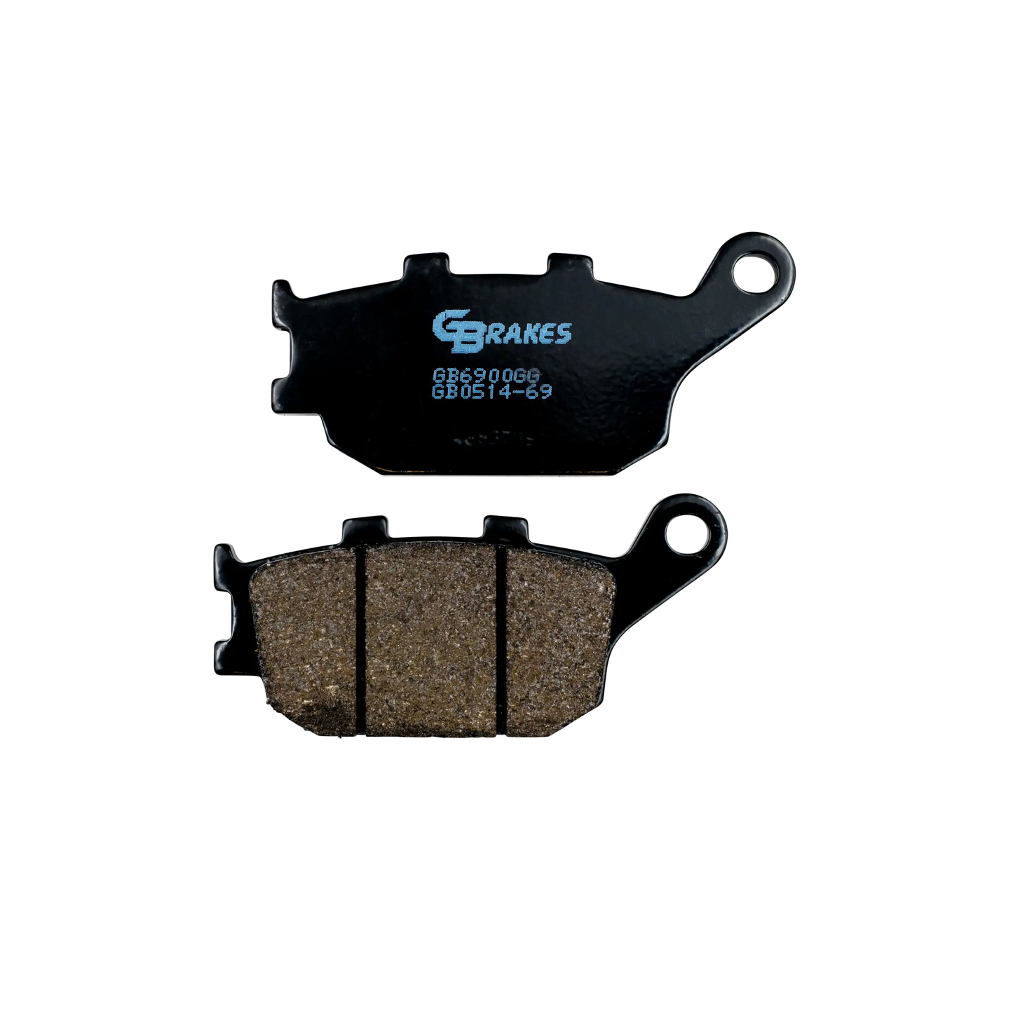 GBrakes Performance Brake Pads Rear – for Street Motorcycles (GB0514-69)