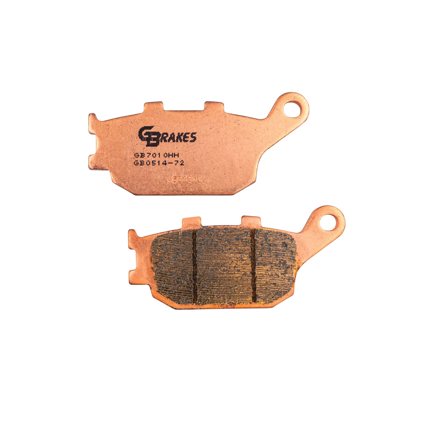 GBrakes Performance Brake Pads Rear – for Street Motorcycles (GB0514-72)