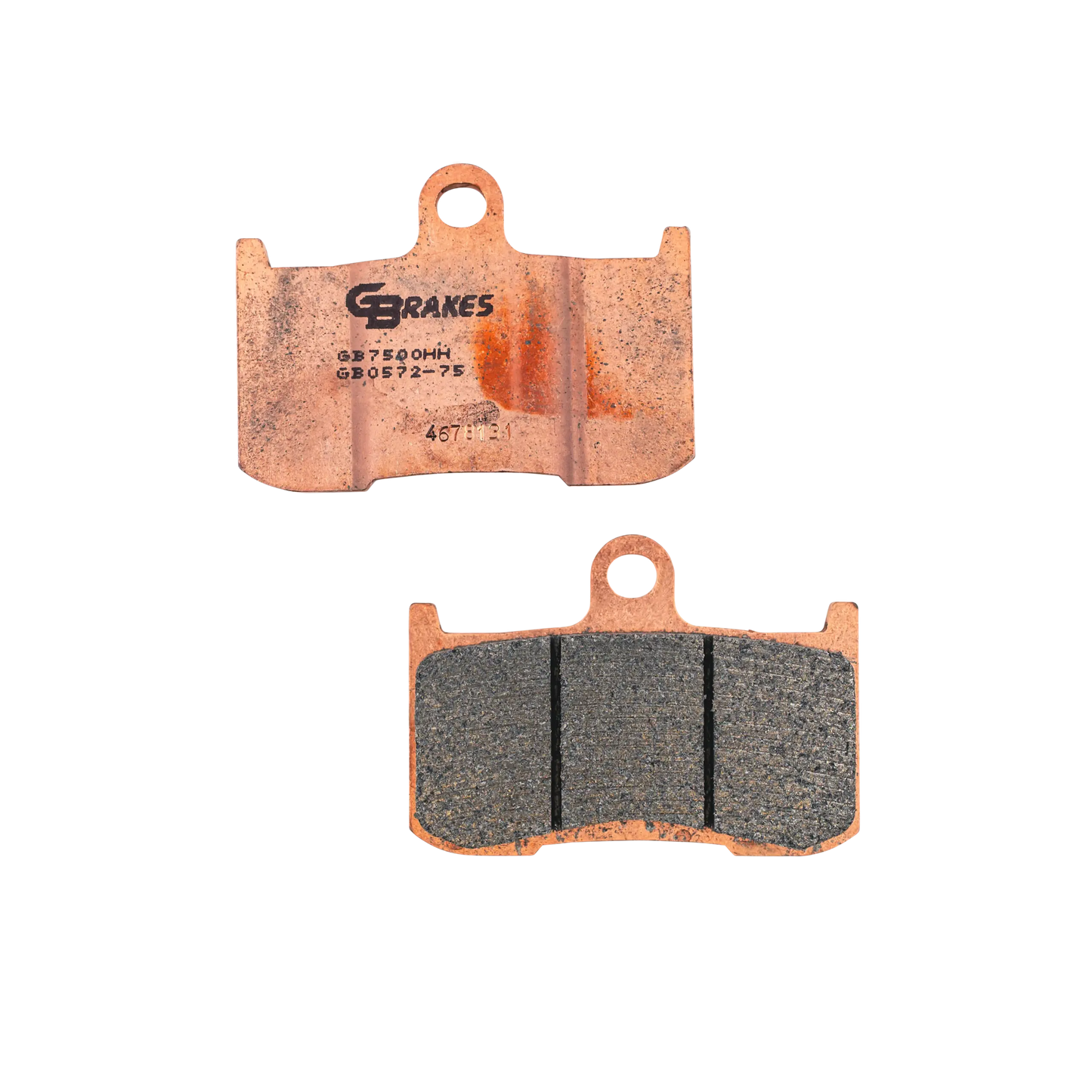 GBrakes Performance Brake Pads Front – for Street Motorcycles (GB0572-75)