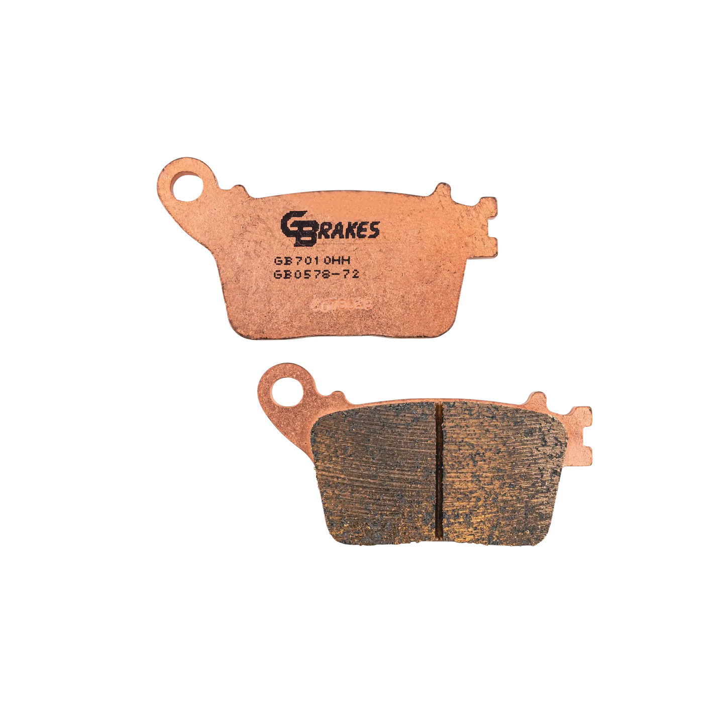 GBrakes Performance Brake Pads Rear – for Street Motorcycles (GB0578-72)