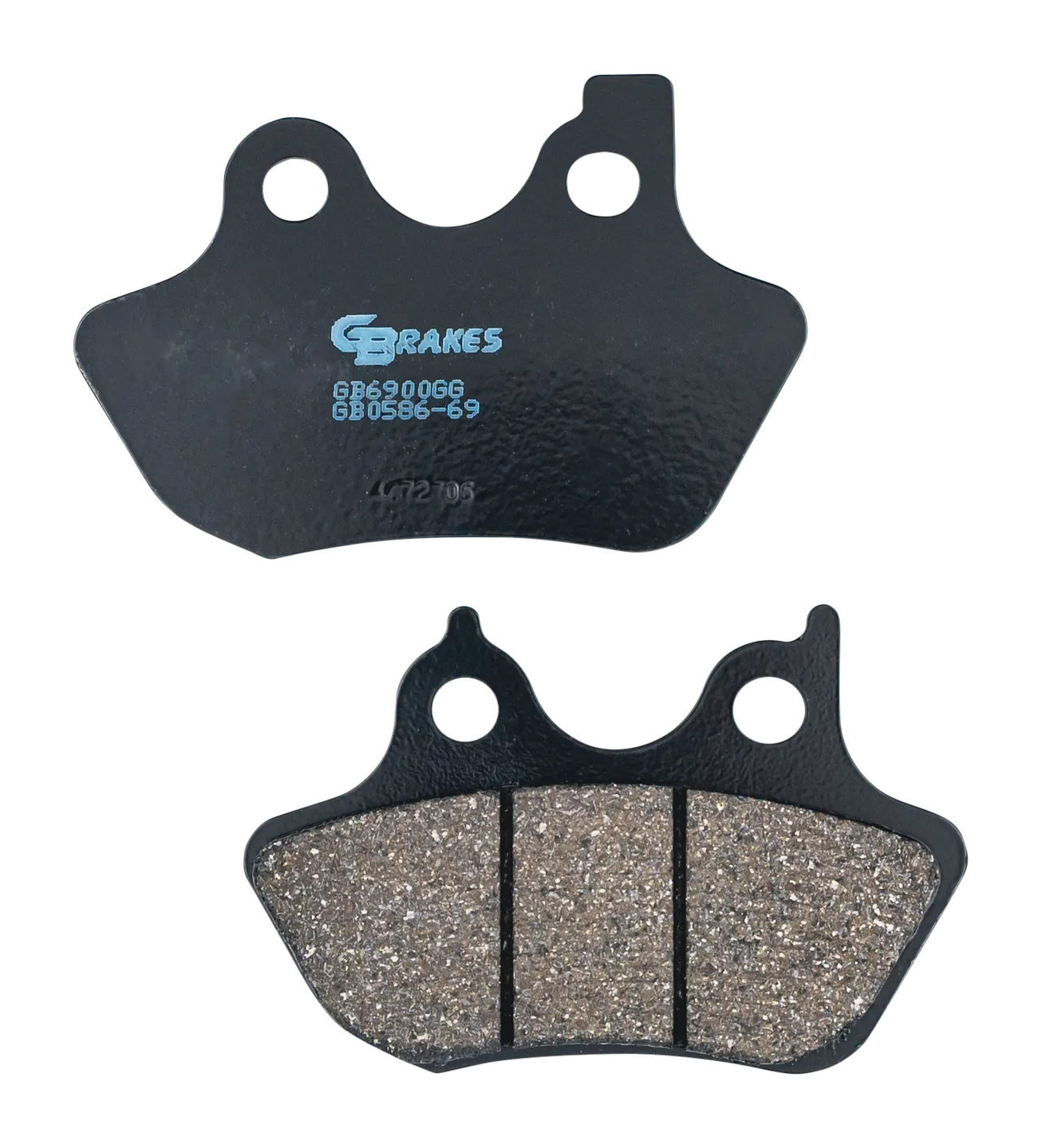 GBrakes Performance Brake Pads Rear – for Street Motorcycles (GB0586-69)
