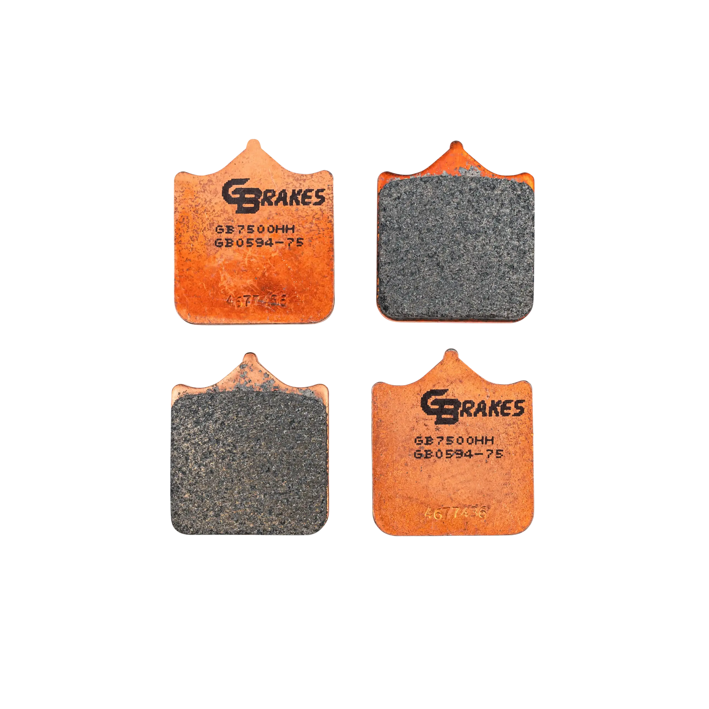 GBrakes Performance Brake Pads Front – for Street Motorcycles (GB0594-75)