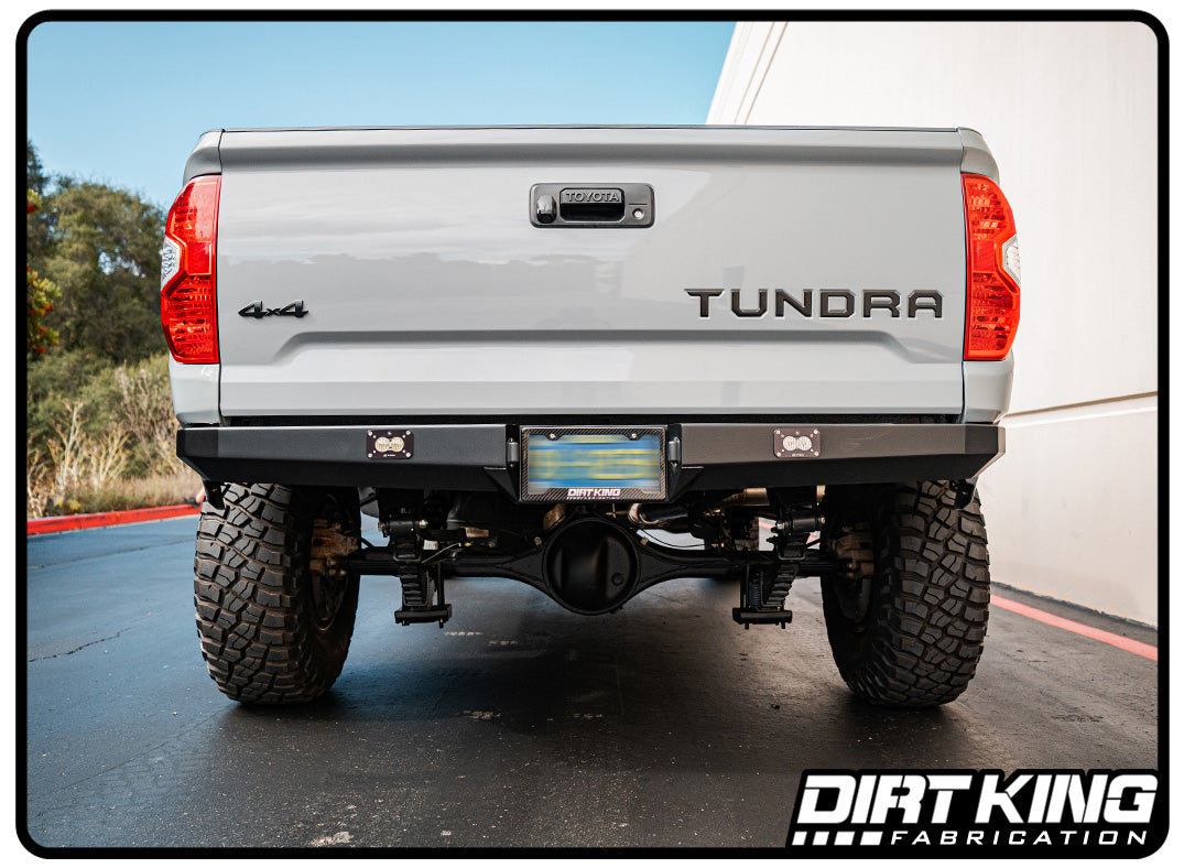 Dirt King Plate Rear Bumper, Toyota Tundra 2014-2021 DK-815826