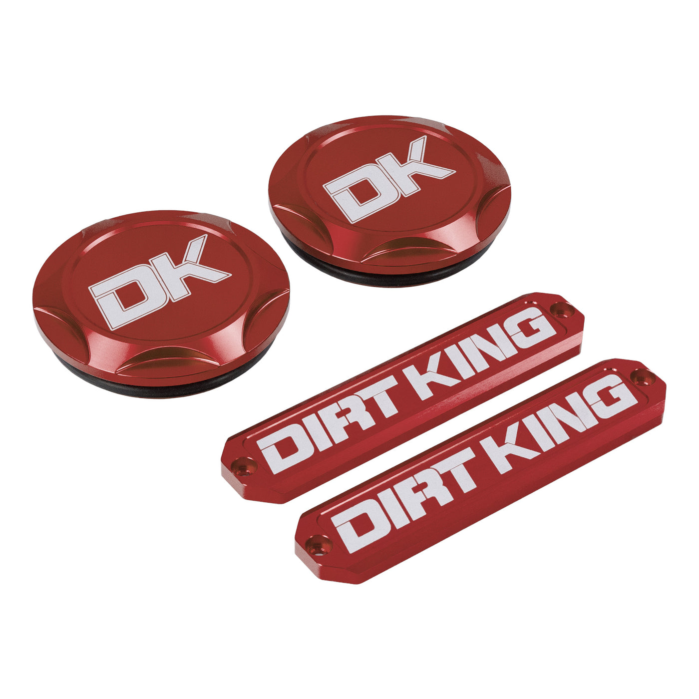 Dirt King Billet Upper Control Arm Accent Kits (DK-AK6061-RD) image 1