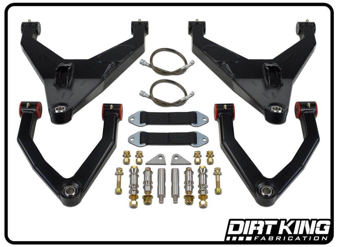 Dirt King L/T Bushing UCAs For Chevy GMC Colorado Canyon 2015-2023 DK-634908-B