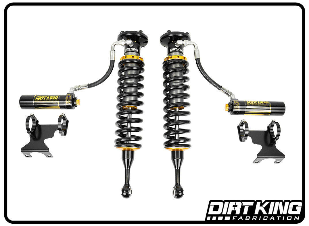 Dirt King 2.5 Coilovers DCA Remote Reservoir for Toyota Tundra 07-21 DK-815989F