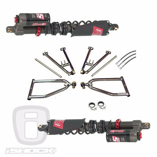 Elka Stage 5 SHOCKS LSR ATV Standard Travel A-Arms Kit YAMAHA RAPTOR 660