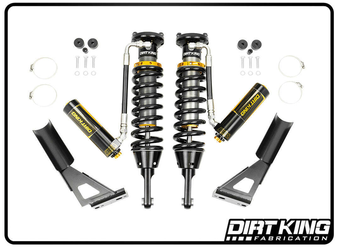 Dirt King 2.5 Coilovers DCA Remote Reservoir for Toyota 4Runner 03-23 DK-812989F