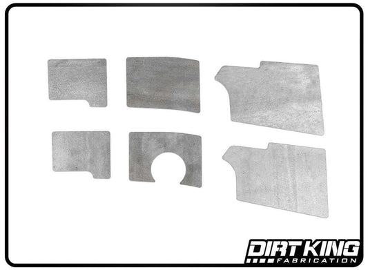 Dirt King Front Frame Plate Kit for Chevy GMC 1500 2019-2024 DK-636974