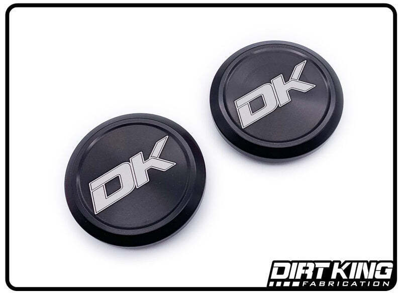 Dirt King Black Ball Joint Caps for Chevy/GMC 1500 2007-2016 DK-BC216-BK