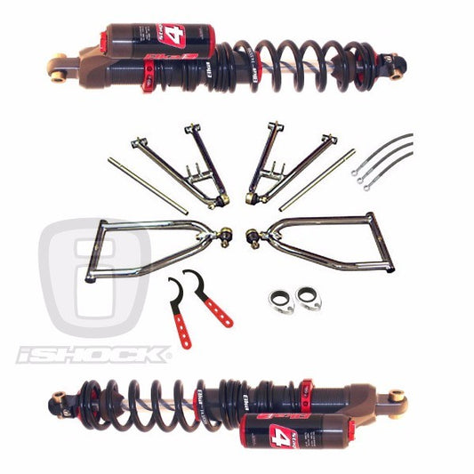 Elka Stage 4 Shocks LSR ATV Standard Travel A-Arms Kit POLARIS OUTLAW 450 525