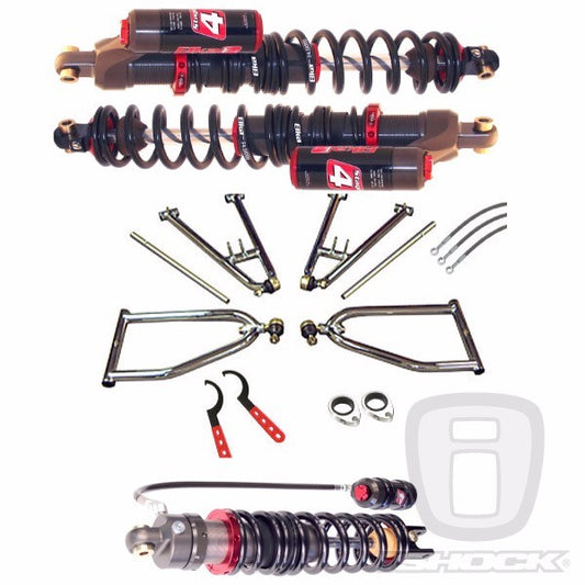 Elka Stage 4 SHOCKS LSR STANDARD TRAVEL SUSPENSION A-ARMS HONDA TRX 450 400EX