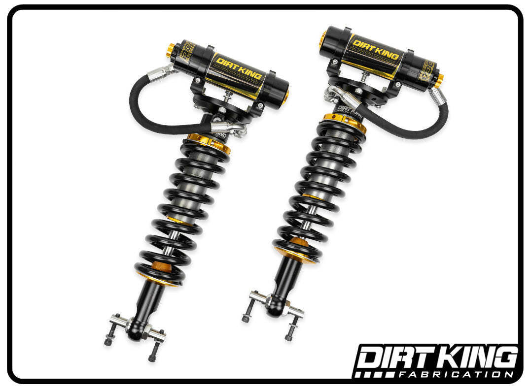 Dirt King 2.5 Coilovers DCA Remote Reservoir for Chevy GMC 1500 07-18 DK-631989F