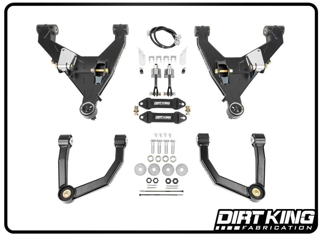 Dirt King +2" Long Travel Kit, Toyota FJ Cruiser 2007-2009 DK-812928FJ