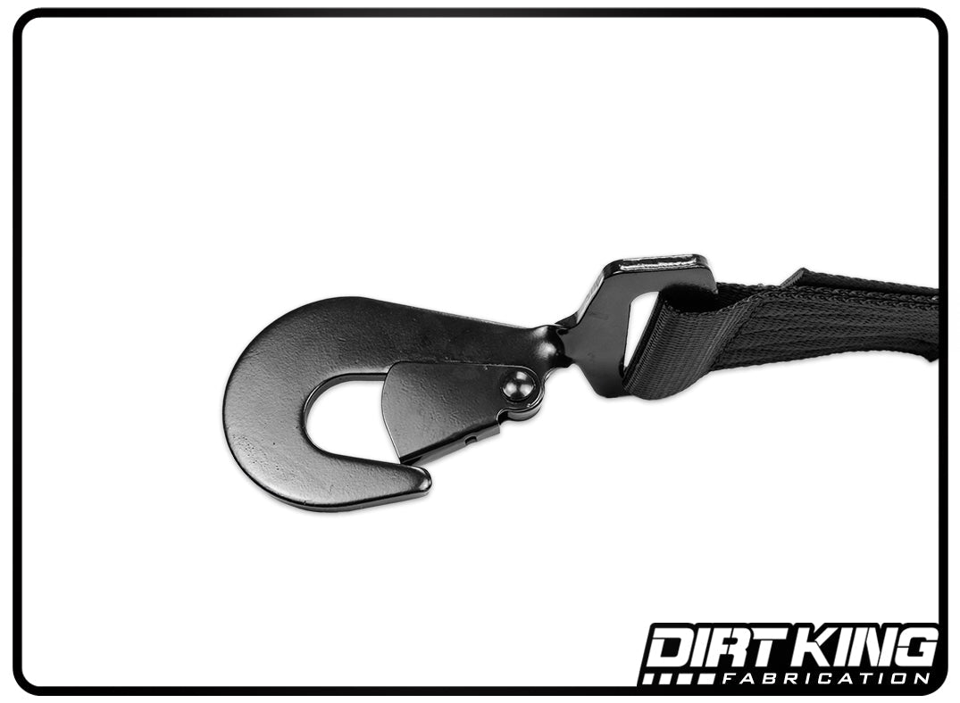 Dirt King 3 Way Spare Tire Strap & Mounts Twisted Hooks, Universal DK-17570F-KT