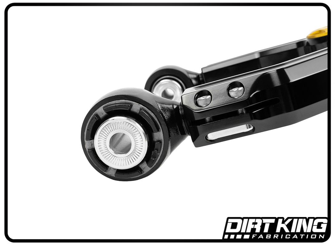 Dirt King Billet UCA's Black Ano Gold Cap Toyota 4Runner 2003-2024 DK-812923B-GD