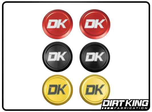 Dirt King Gold Ball Joint Caps for 2004–2023 Nissan Titan / GMC 1500 (DK-BC210-GD)