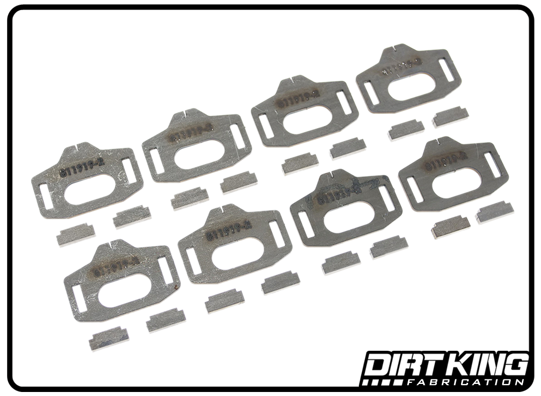 Dirt King Lower Arm Alignment Cam Gussets for 2005–2015 Toyota Tacoma (DK-811973)