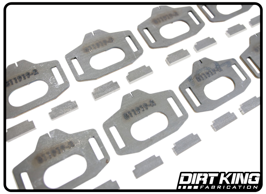 Dirt King Lower Arm Alignment Cam Gussets for 2005–2015 Toyota Tacoma (DK-811973)