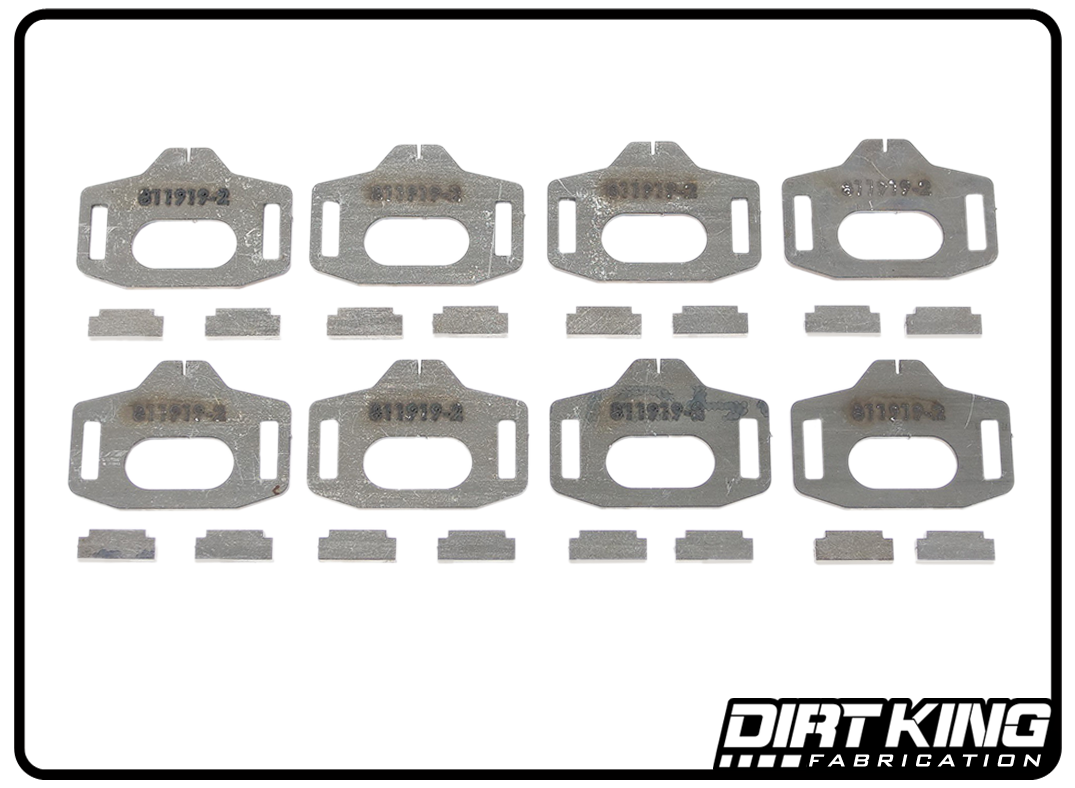 Dirt King Lower Arm Alignment Cam Gussets for 2005–2015 Toyota Tacoma (DK-811973)
