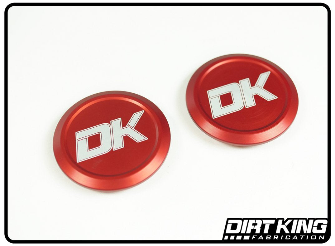 Dirt King Red Ball Joint Caps, Toyota Tacoma 2005-2023 DK-BC241-RDA