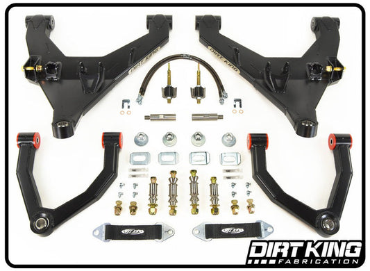 Dirt King Long Travel Kit with Heim Upper Arms, Ford F-150 2015-2020 DK-924908-H
