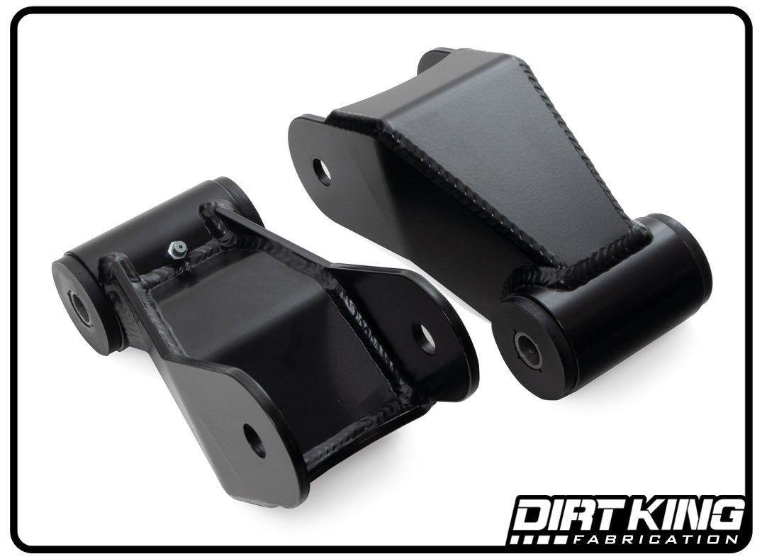Dirt King Long Travel Shackles, Chevy/GMC 1500 2019-2025 DK-636802