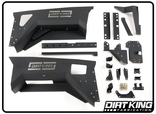 Dirt King Oversized Front Wheel Wells, Chevy/GMC 1500 2014-2018 DK-631964