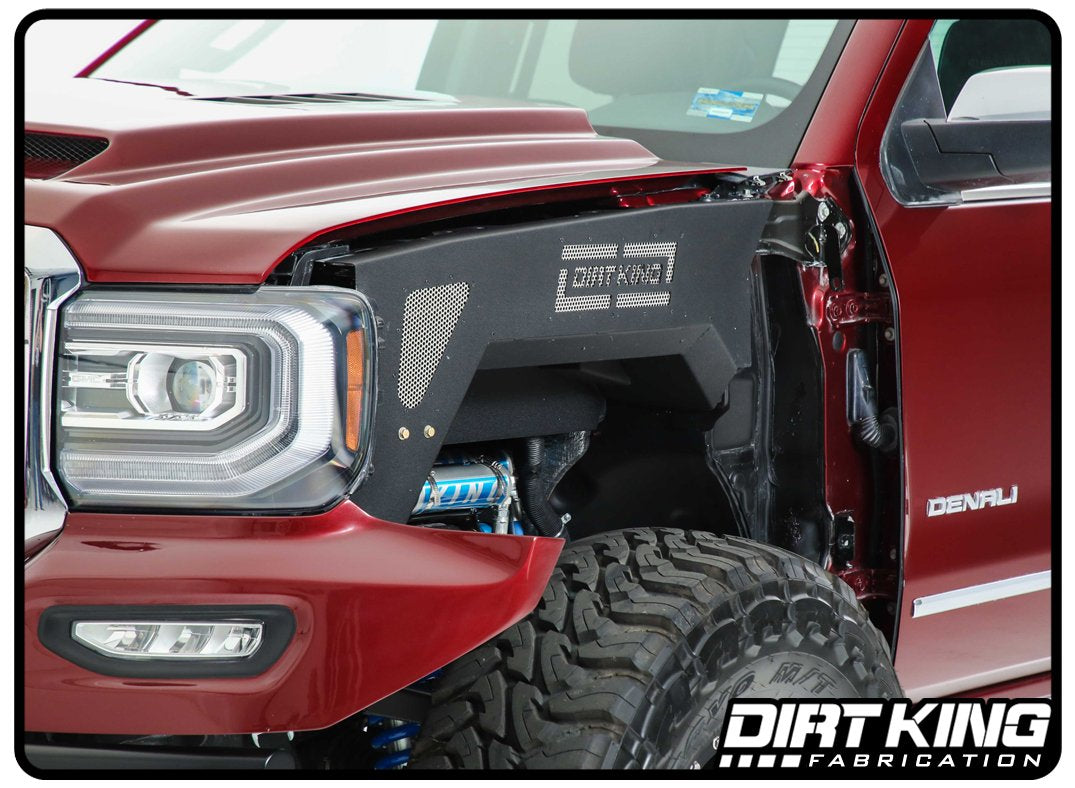 Dirt King Oversized Front Wheel Wells, Chevy/GMC 1500 2014-2018 DK-631964