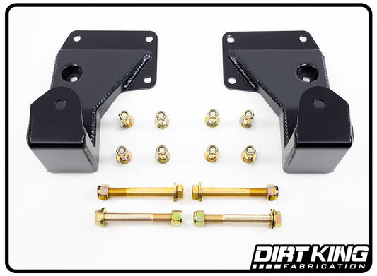 Dirt King Rear Shackle Hangers, Chevy/GMC 1500 1999-2018 DK-631615