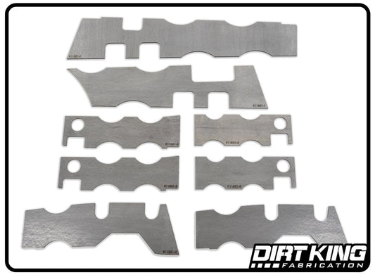 Dirt King Rear Frame Plate Kit, Toyota Tacoma 2005-2023 DK-811851
