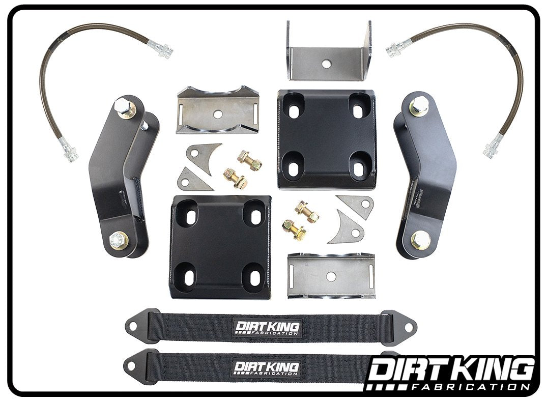 Dirt King Rear Long Travel Spring Under Kit for 2007-2021 Toyota Tundra – DK-815848