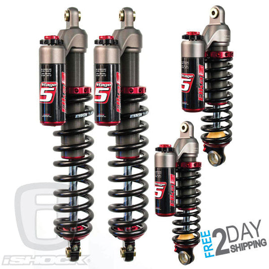 Elka Pro Kit Front & Rear Kit Shocks Arctic Cat ZR 6000 LXR (137) 2016 (50741)