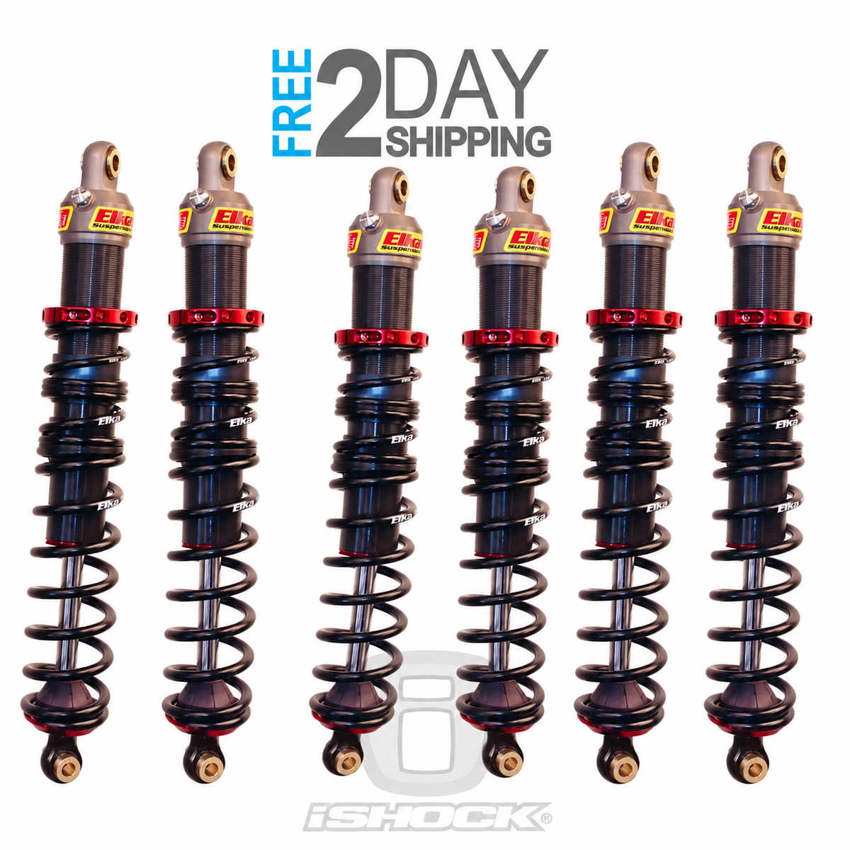 Elka 6pk Stage 1 Shocks Can-Am DEFENDER 6X6 LIMITED 2023-2027 (31380-31385) - image 1