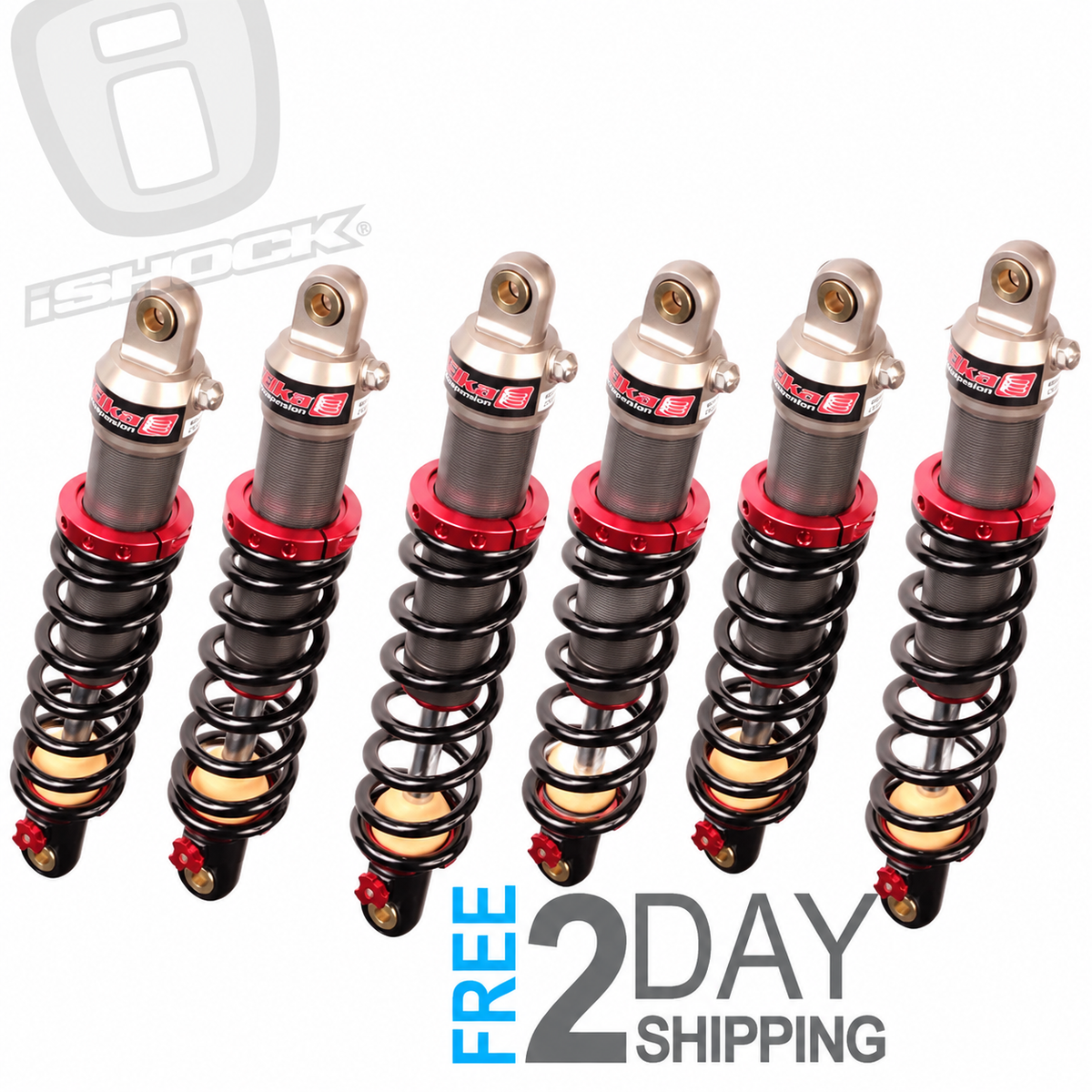Elka 6pk Stage 2 Shocks Can-Am DEFENDER 6X6 LIMITED 2023-2027 (31381-31386) - image 1
