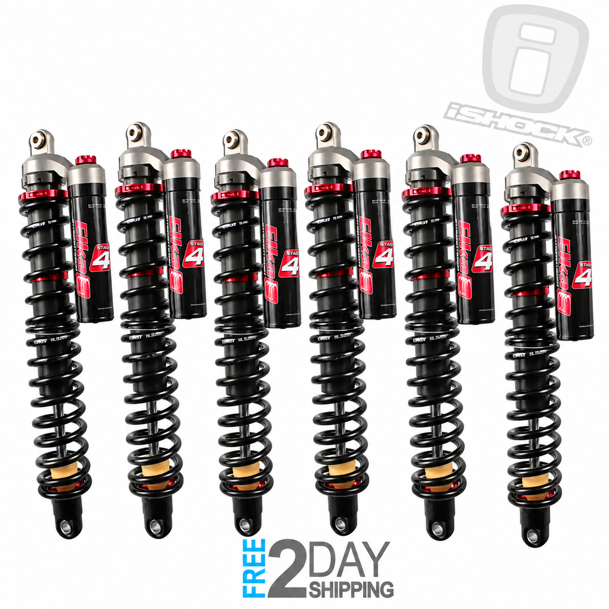 Elka 6pk Stage 4 Shocks Can-Am DEFENDER 6X6 LIMITED 2023-2027 (31383-31388) - image 1