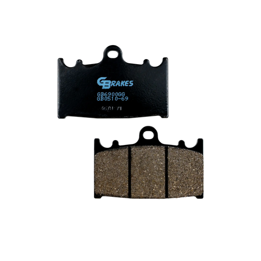 GBrakes Performance Brake Pads Front – for Street Motorcycles (GB0510-69)