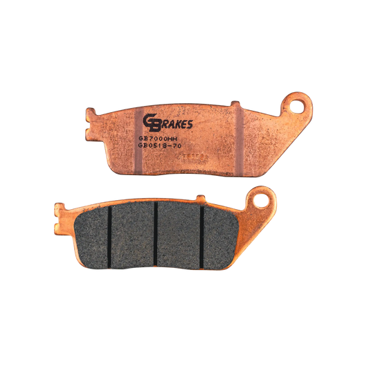 GBrakes Performance Brake Pads Front – for Street Motorcycles (GB0518-70)