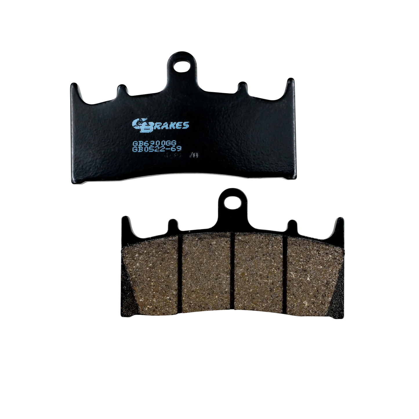 GBrakes Performance Brake Pads Front – for Street Motorcycles (GB0522-69)