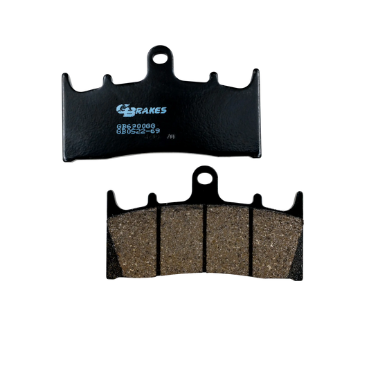 GBrakes Performance Brake Pads Front – for Street Motorcycles (GB0522-69)