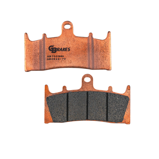 GBrakes Performance Brake Pads Front – for Street Motorcycles (GB0522-70)