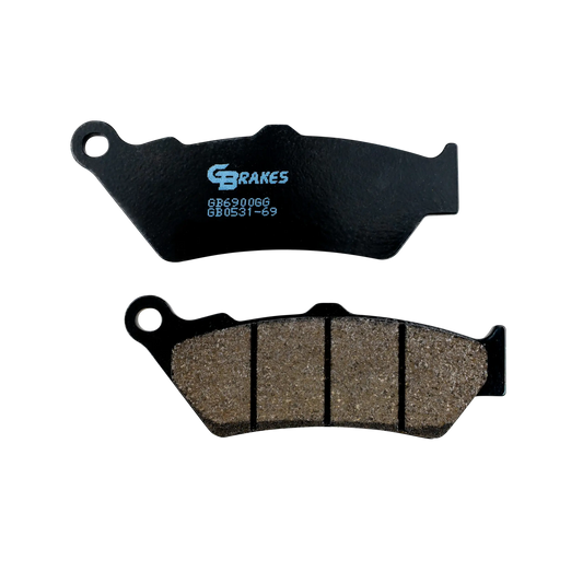 GBrakes Performance Brake Pads Rear – for Street Motorcycles (GB0531-69)