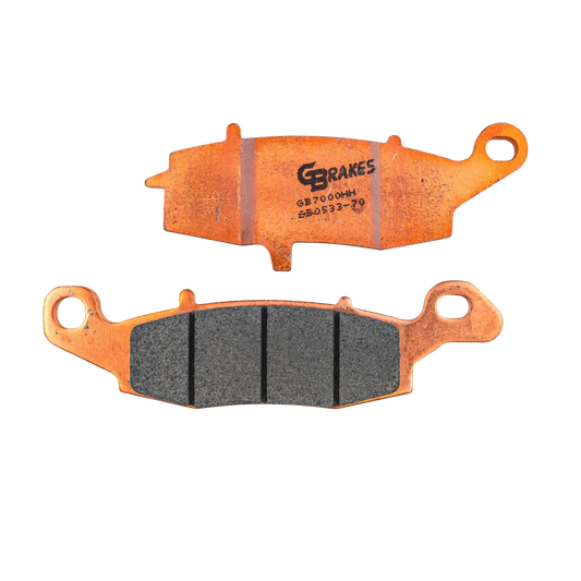 GBrakes Performance Brake Pads Front Left – for Street Motorcycles (GB0533-70)
