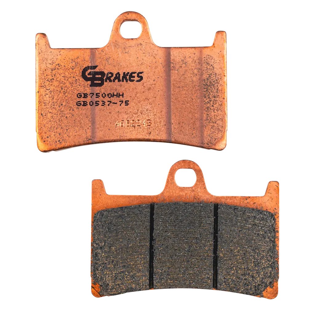 GBrakes Performance Brake Pads Front – for Street Motorcycles (GB0537-75)