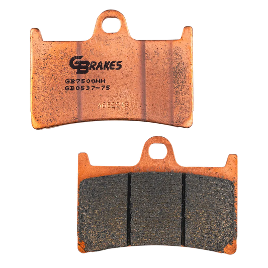 GBrakes Performance Brake Pads Front – for Street Motorcycles (GB0537-75)