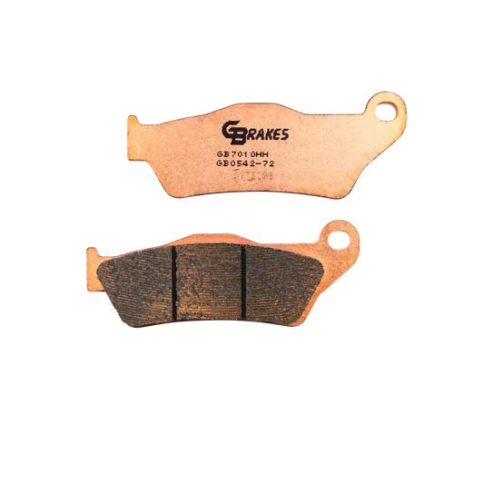 GBrakes Performance Brake Pads Rear – for Street Motorcycles (GB0542-72)