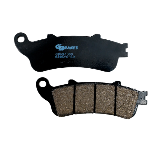 GBrakes Performance Brake Pads Rear – for Street Motorcycles (GB0546-69)